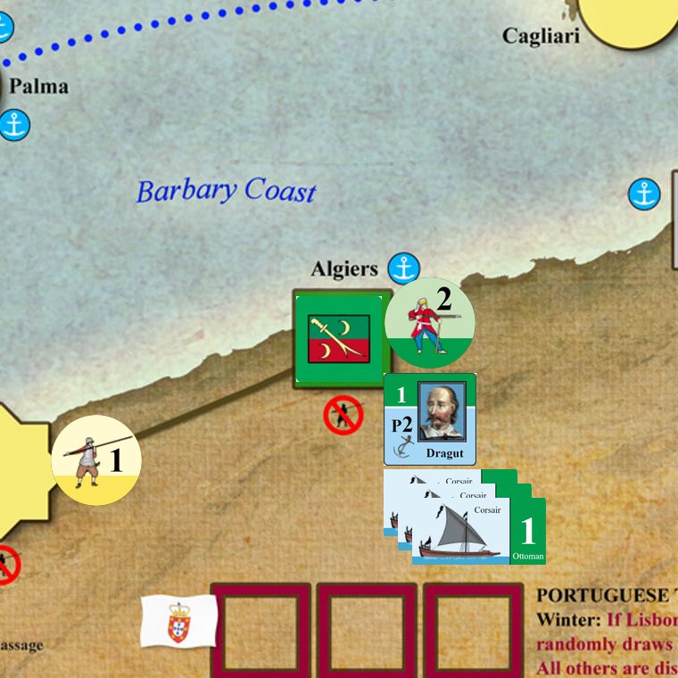 Algiers and the Barbary Coast at the start